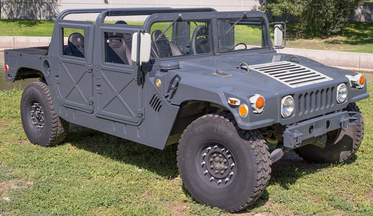 Options for this Open Back Four Door M998 Hummer H1 Humvee. 